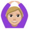 Person Gesturing OK - Medium Light emoji on Emojione